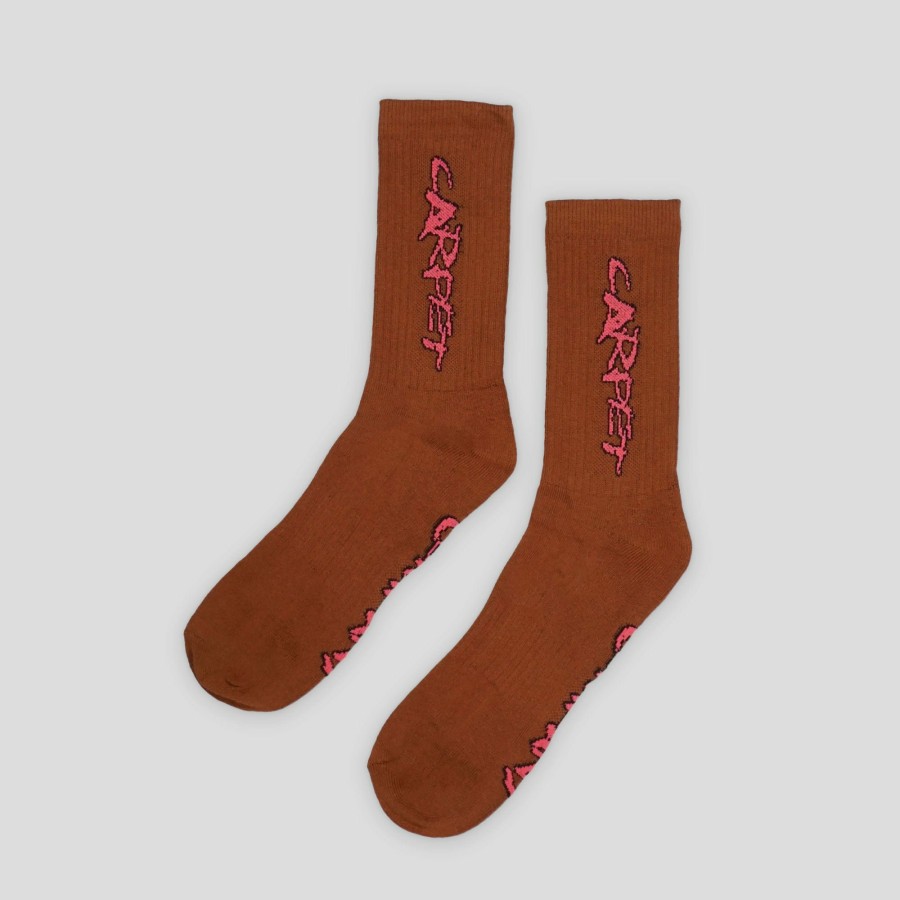 Accessories Carpet Company | Carpet Company Carpet Sock - Brown