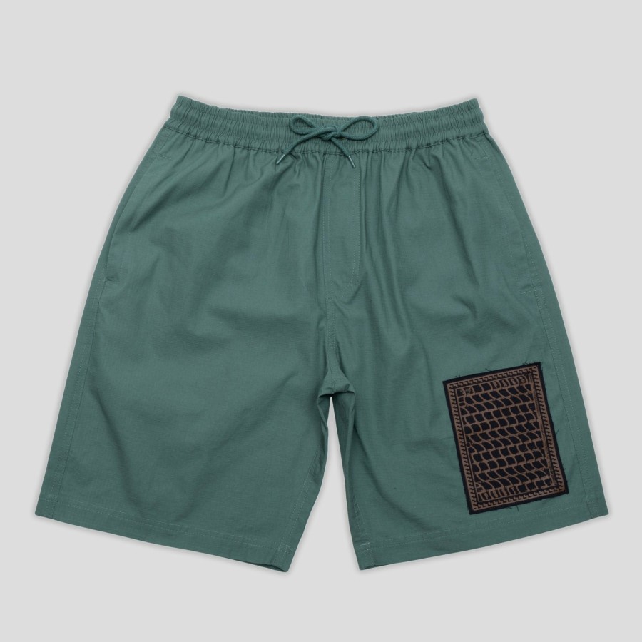 Shorts PASS~PORT | Pass~Port Drain Ripstop Casual Short - Sage