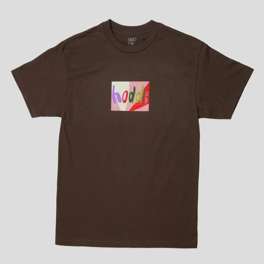 Tees HODDLE | Hoddle "Bored" Tee Brown