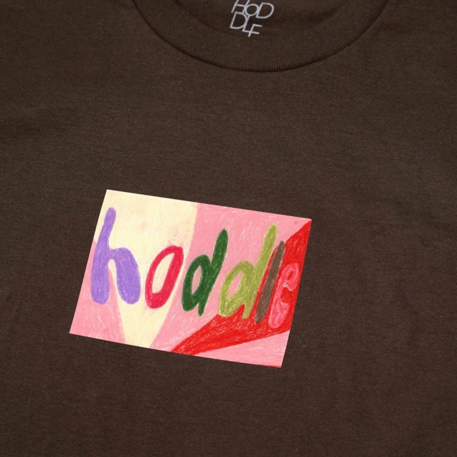 Tees HODDLE | Hoddle "Bored" Tee Brown