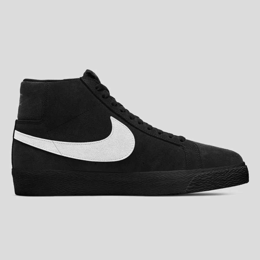 Footwear Nike SB | Nike Sb "Blazer Mid" Shoe Black/White