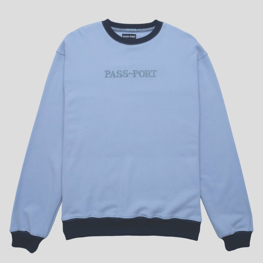 Fleece PASS~PORT | Pass~Port Organic Tonal Sweater - Baby Blue