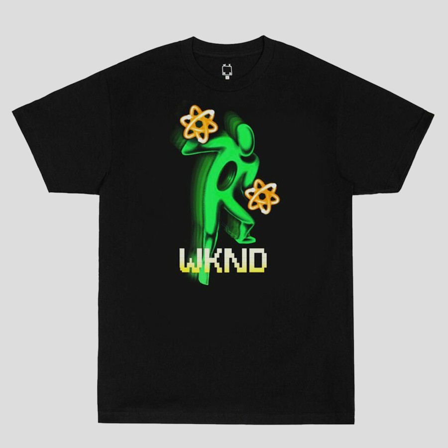 Tees WKND | Wknd "Collider" Tee Black