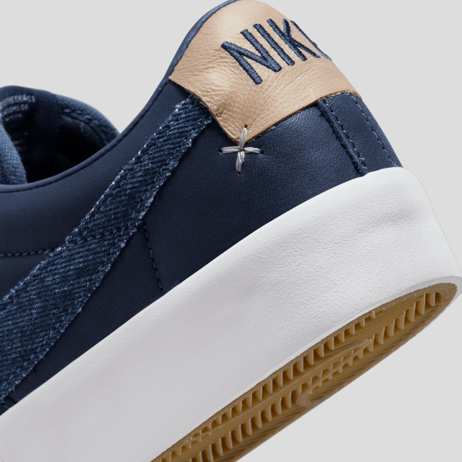 Footwear Nike SB | Nike Sb "Blazer Low Pro Gt Prm" Shoes Midnight Navy