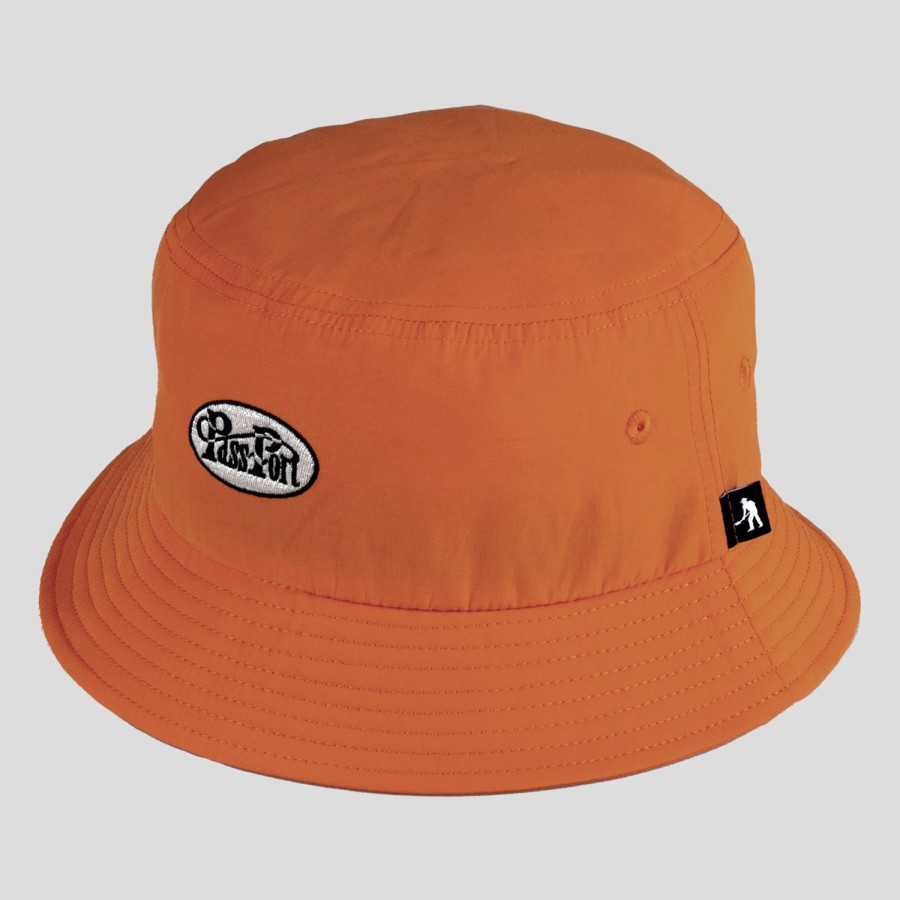 Headwear PASS~PORT | Pass~Port Whip Logo Rpet Bucket Hat - Burnt Orange