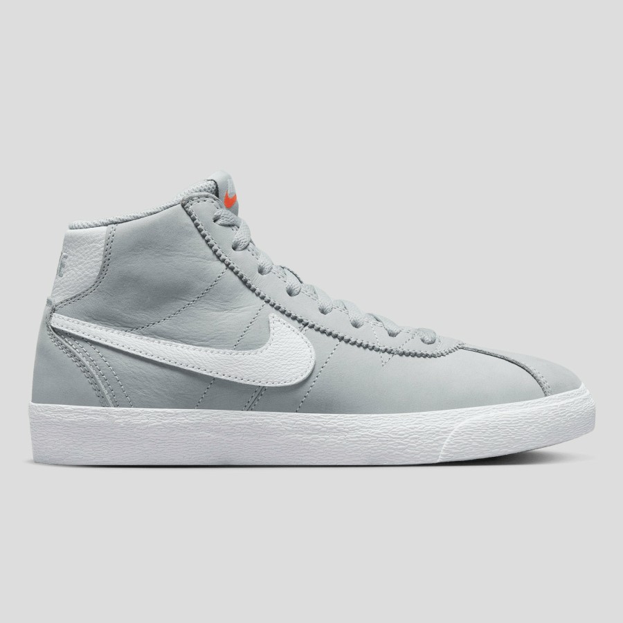 Footwear Nike SB | Nike Sb Womens Bruin High Iso - Wolf Grey / Gum / White