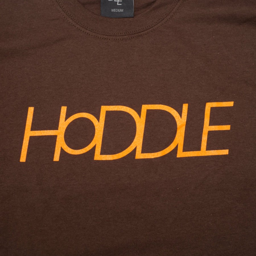 Tees HODDLE | Hoddle "Logo" Tee Brown/Orange