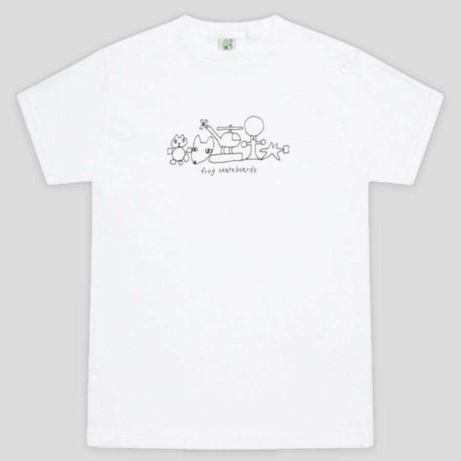 Tees FROG | Frog Skateboards Chopper Tee - White