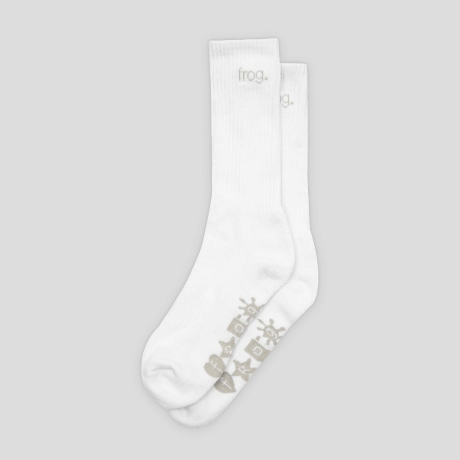 Accessories FROG | Frog Skateboards Socks - White