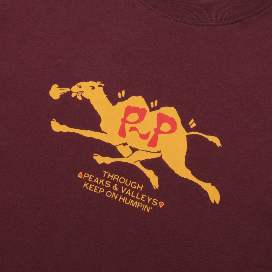 Tees PASS~PORT | Pass~Port Peaks & Valleys Tee - Maroon