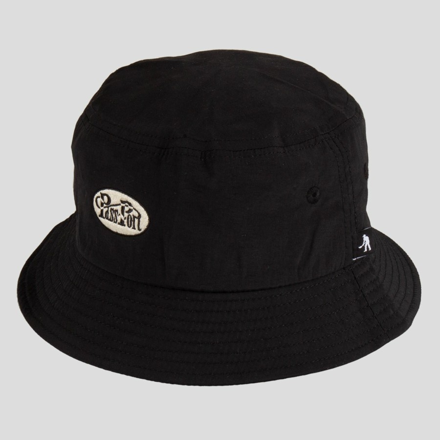 Headwear PASS~PORT | Pass~Port Whip Logo Rpet Bucket Hat - Black