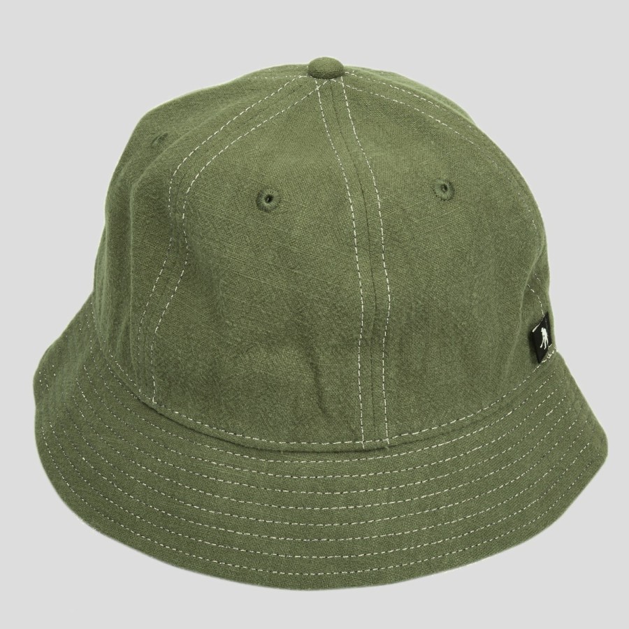 Headwear PASS~PORT | Pass~Port "Linen" Bucket Hat Olive