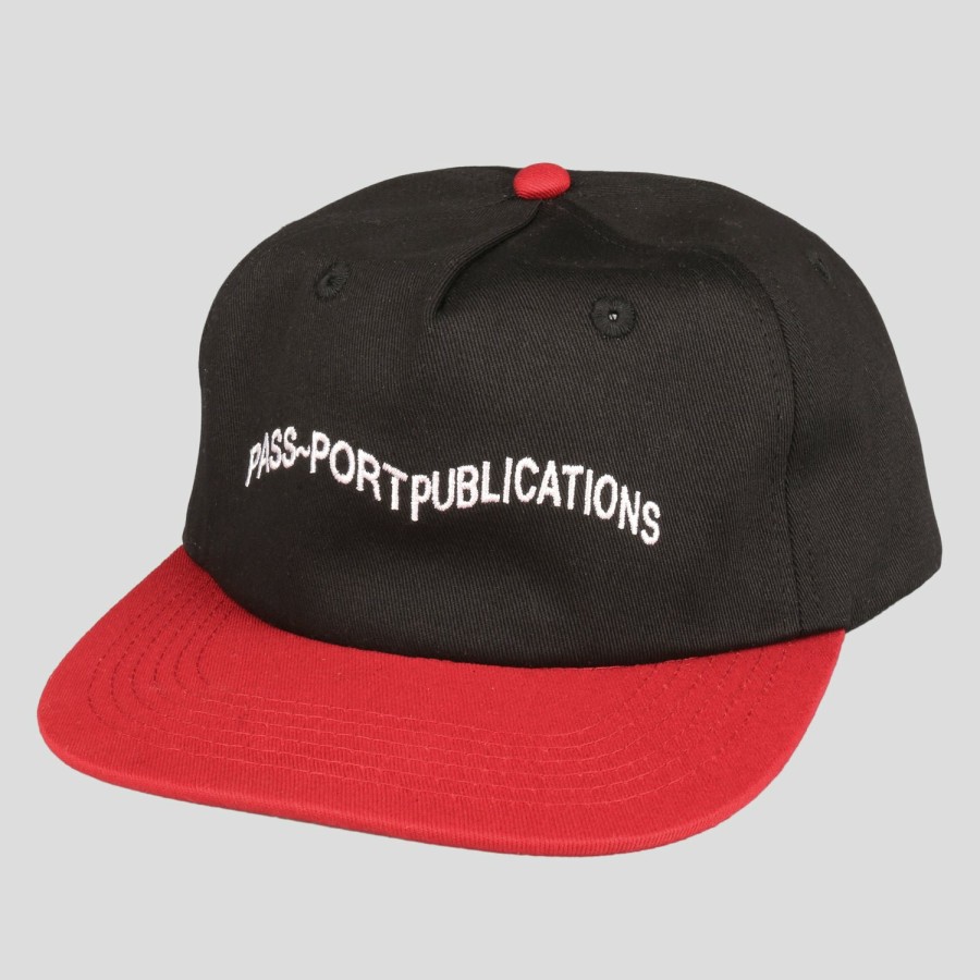 Headwear PASS~PORT | Pass~Port "Publish" Cap Black/Red