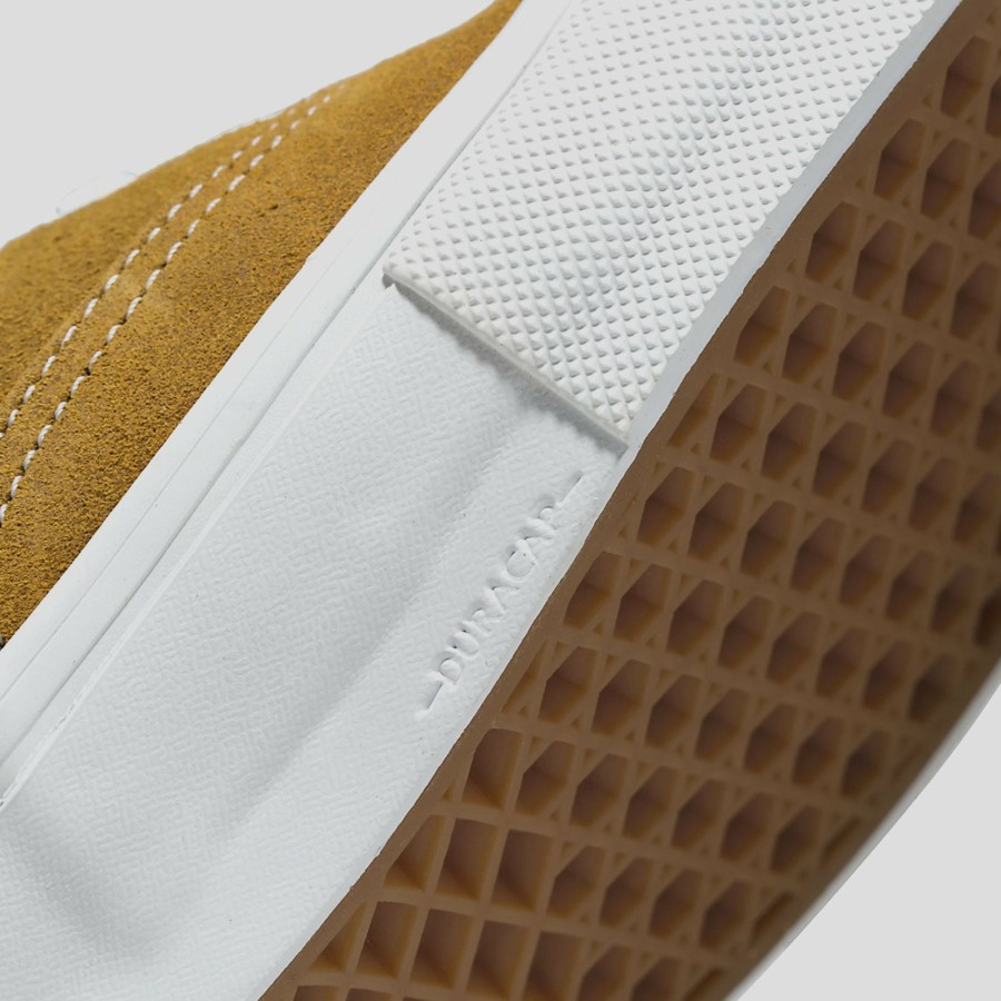 Footwear VANS | Vans Skate Authentic Shoe - Leather Golden Brown / White