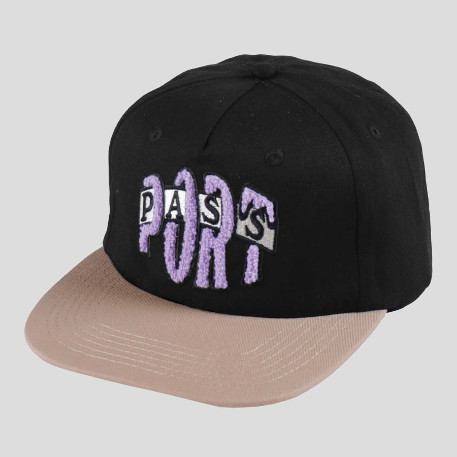 Headwear PASS~PORT | Pass~Port Bulb Logo Cap - Black / Khaki