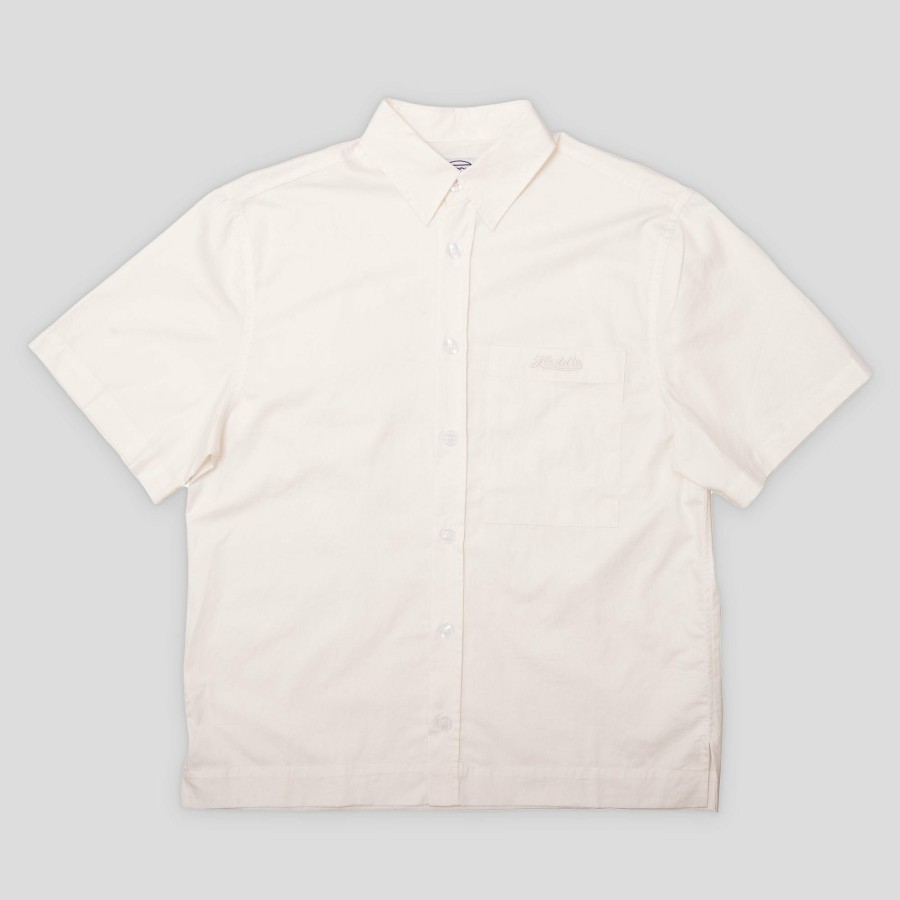 Shirts HODDLE | Hoddle Cheval Short-Sleeve Shirt - White