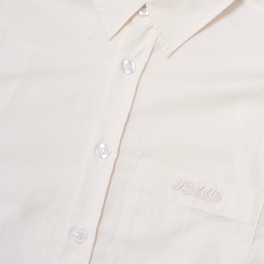 Shirts HODDLE | Hoddle Cheval Short-Sleeve Shirt - White