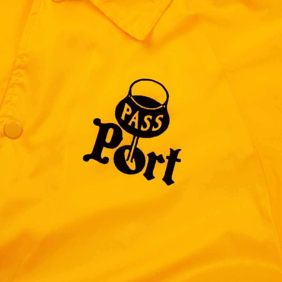 Jackets PASS~PORT | Pass~Port "Port" Coach Jacket Gold