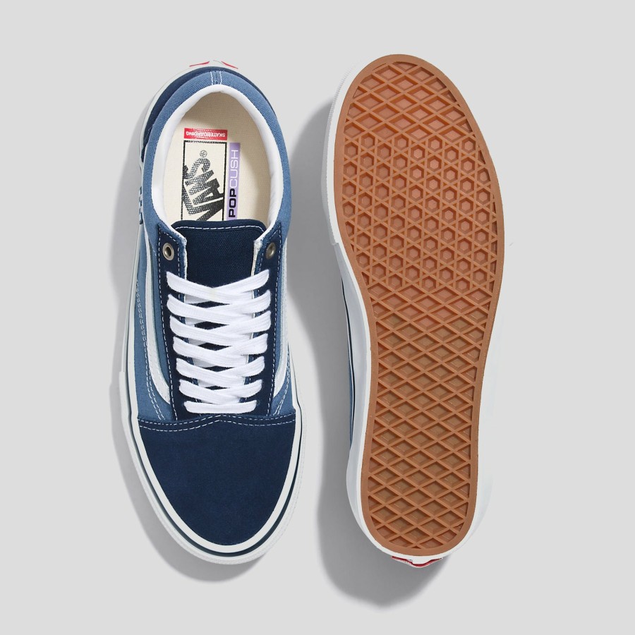 Footwear VANS | Vans "Skate Old Skool" Shoe Navy/White