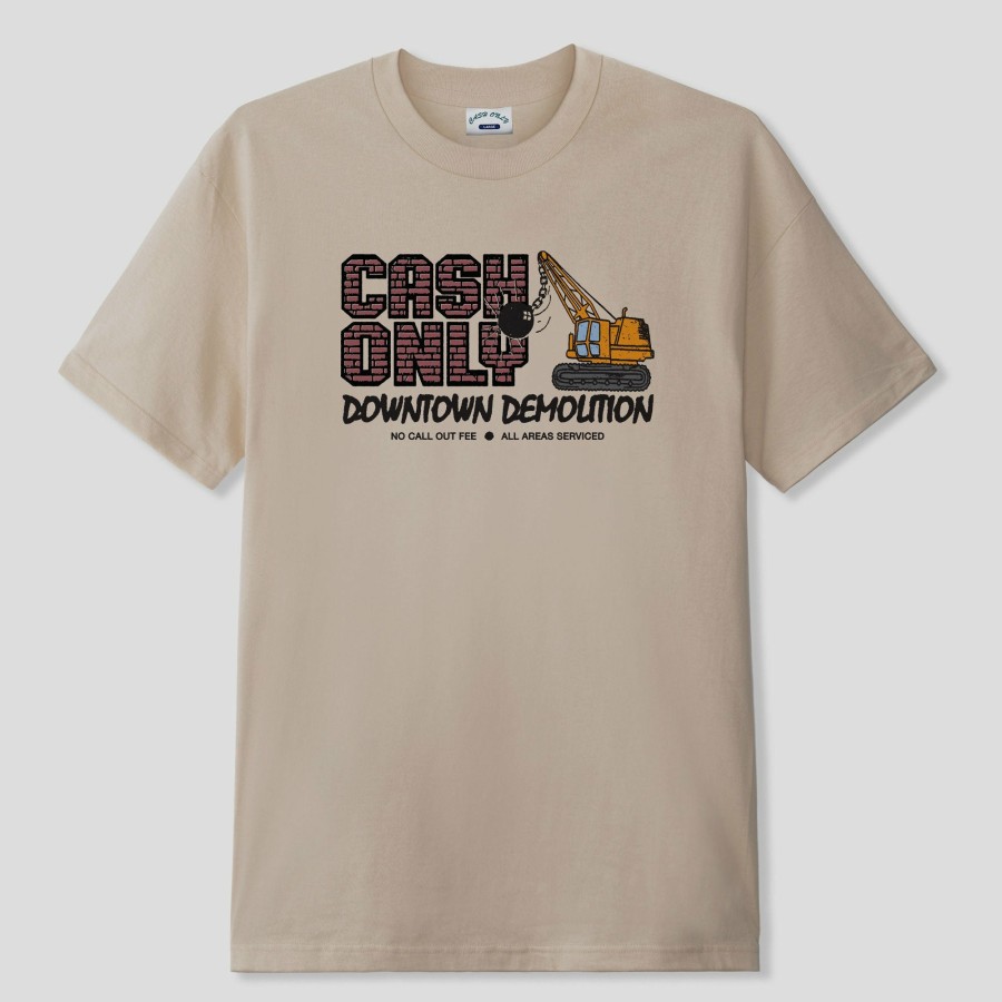 Tees Cash Only | Cash Only Demolition Tee - Sand