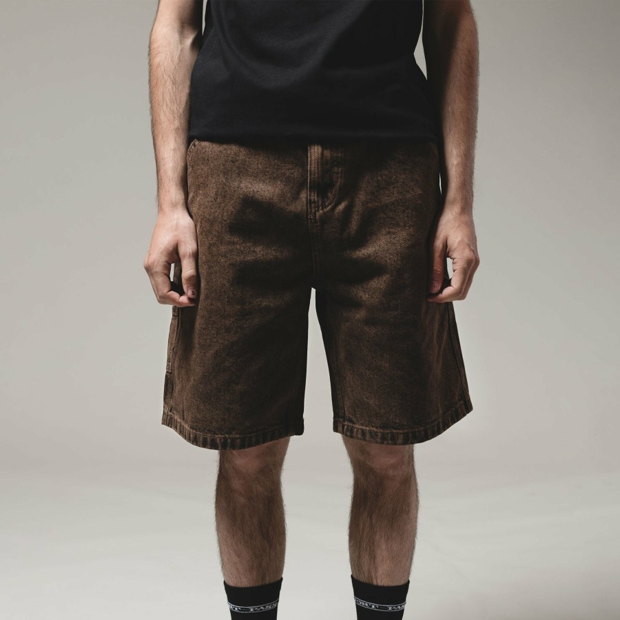 Shorts PASS~PORT | Pass~Port Workers Club Short - Brown Over-Dye