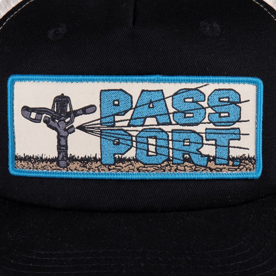 Headwear PASS~PORT | Pass~Port Water Restrictions Workers Trucker Cap - Black