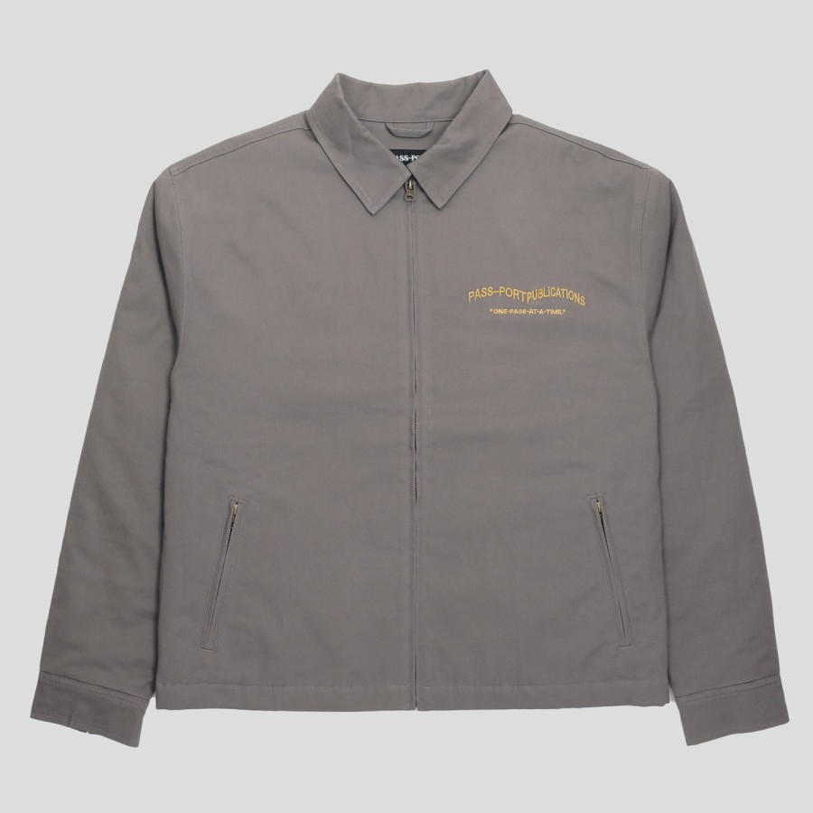 Jackets PASS~PORT | Pass~Port "Publish" Workers Jacket Steel