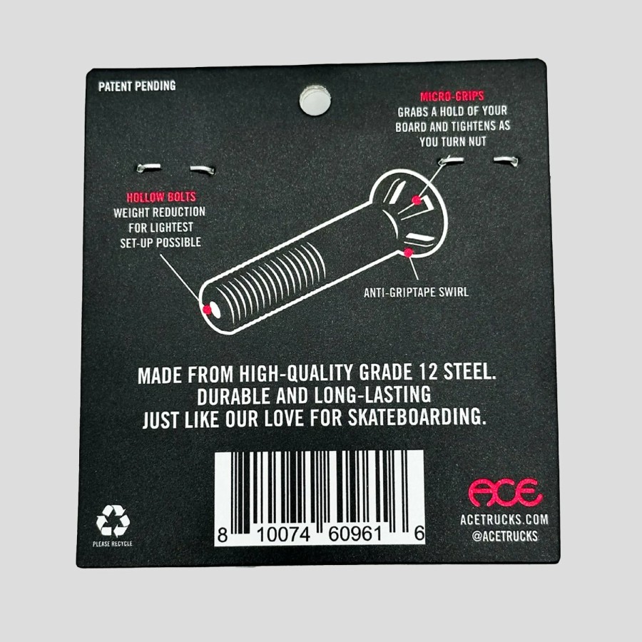 Hardware Ace Trucks | Ace Hollow Bolts 7/8"