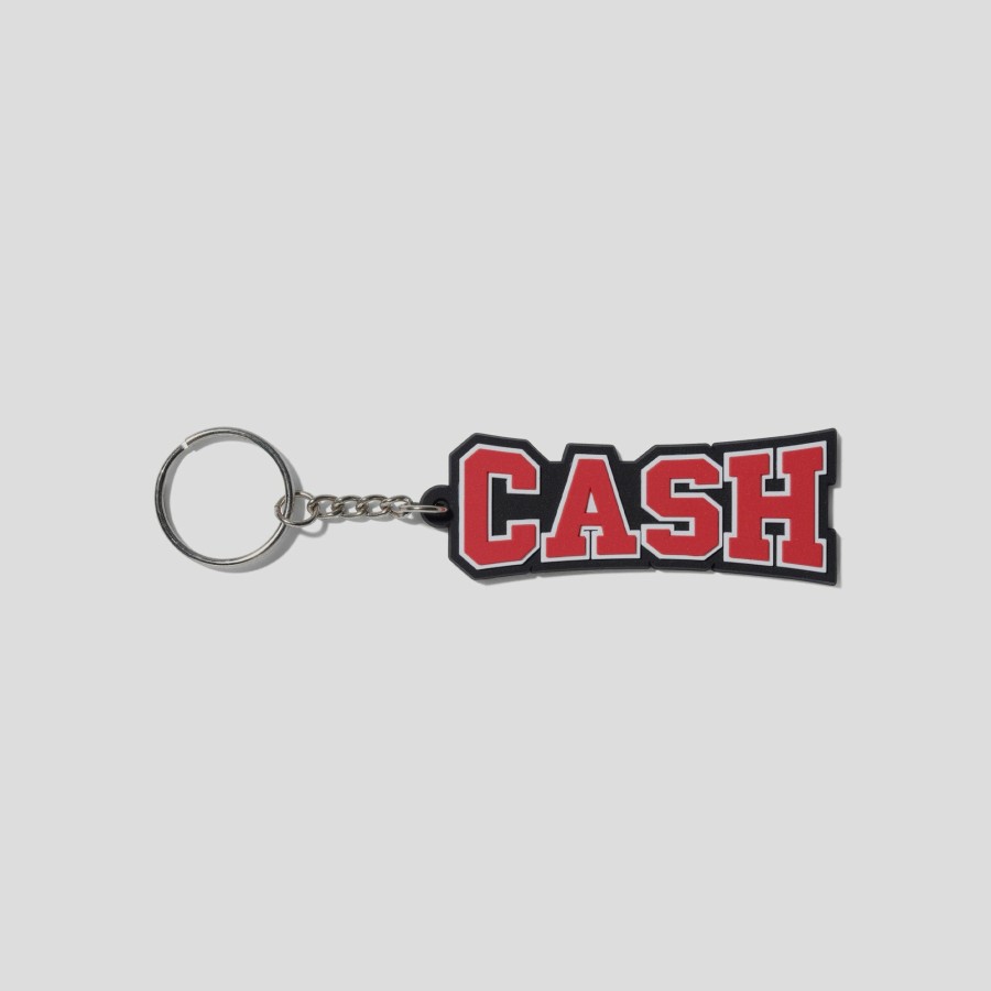 Accessories Cash Only | Cash Only Campus Rubber Key Chain - Black / Red