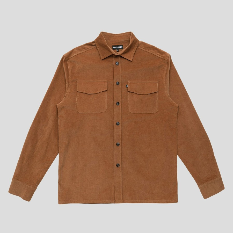 Shirts PASS~PORT | Pass~Port Micro Cord Workers Shirt - Caramel