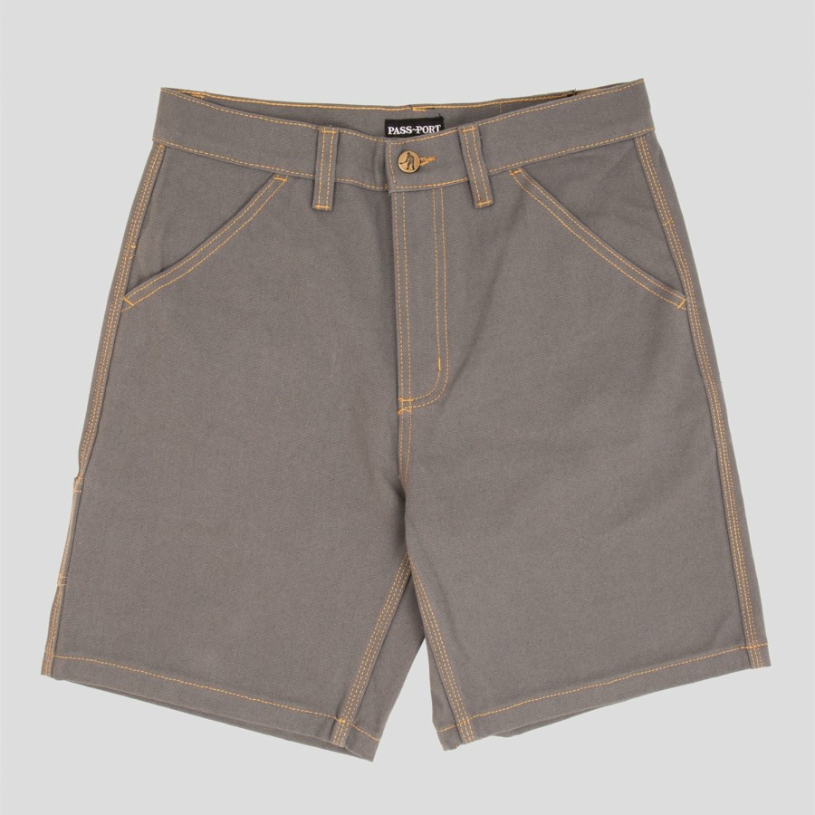 Shorts PASS~PORT | Pass~Port "Diggers Club" Shorts Ash