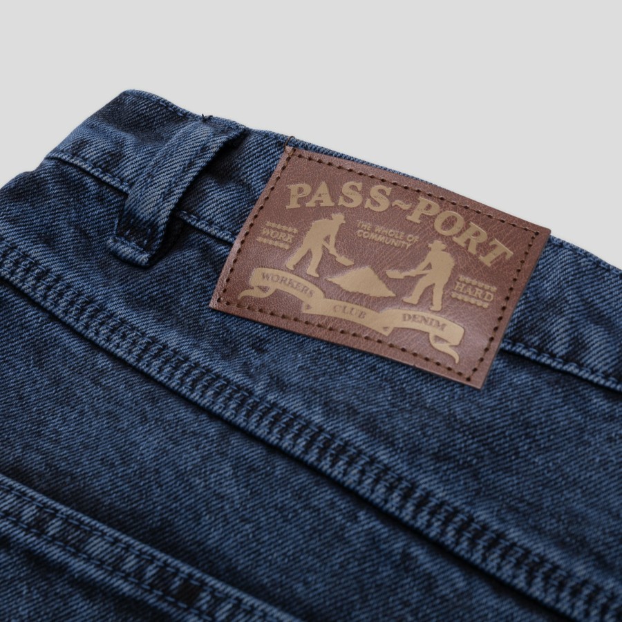 Pants PASS~PORT | Pass~Port Workers Club Denim Jean - Navy Over-Dye