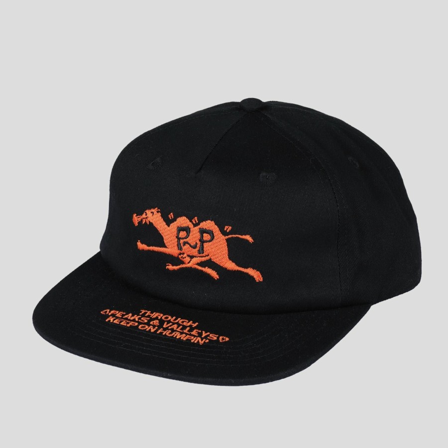 Headwear PASS~PORT | Pass~Port Peaks & Valleys Workers Cap - Black