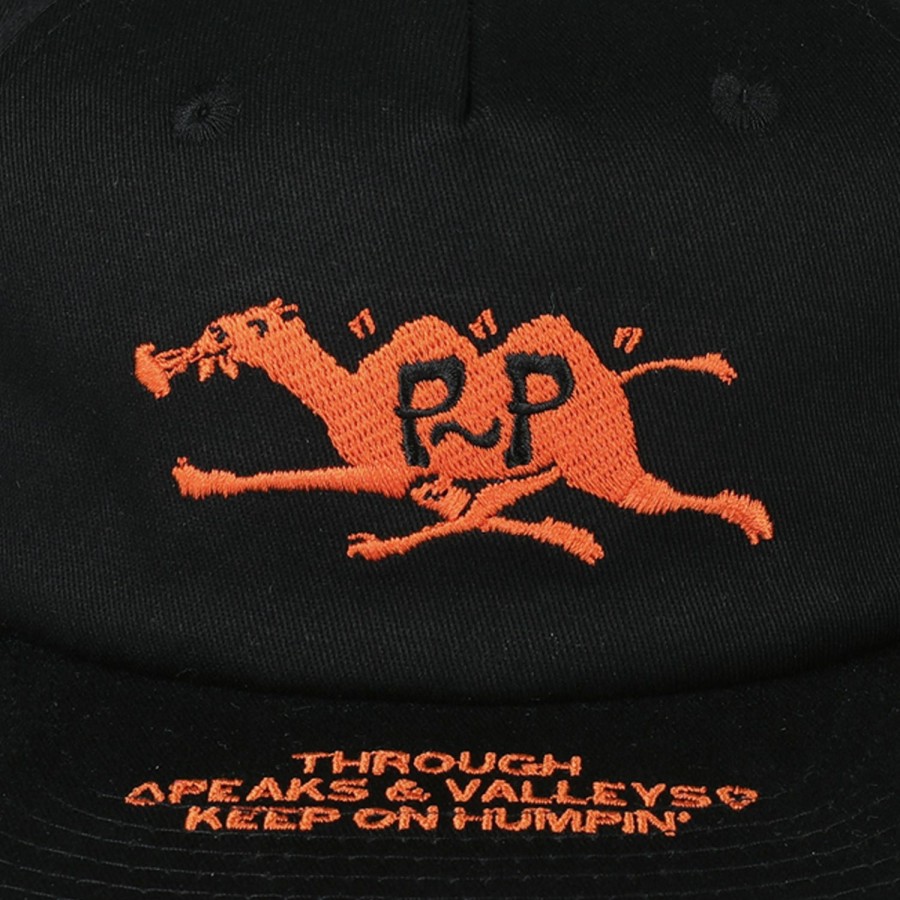 Headwear PASS~PORT | Pass~Port Peaks & Valleys Workers Cap - Black