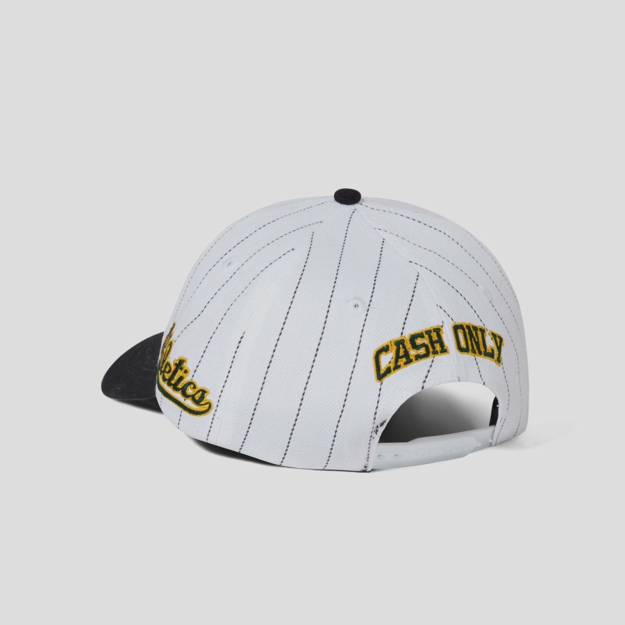 Headwear Cash Only | Cash Only Ballpark Snapback Cap - White / Black