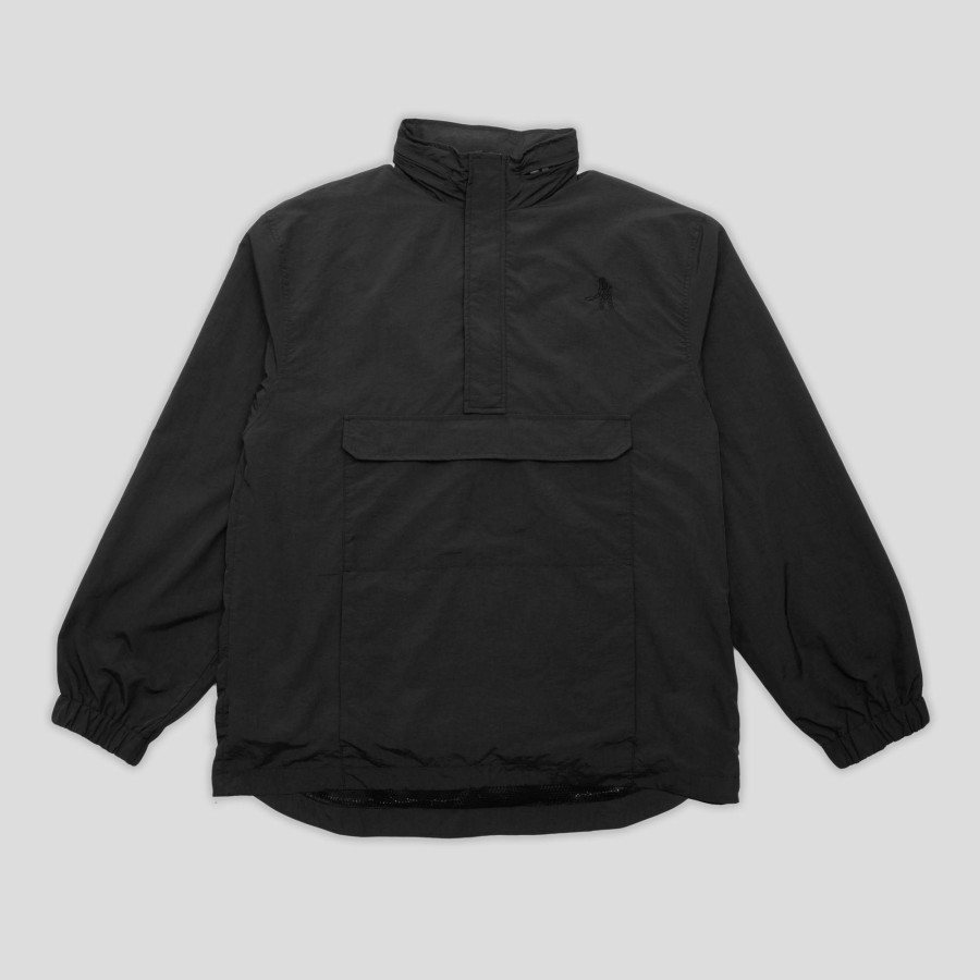 Jackets PASS~PORT | Pass~Port Pullover Spray Jacket Rpet - Black