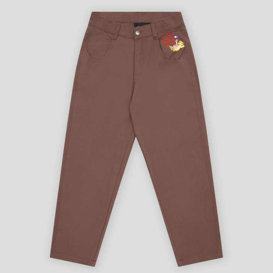 Pants WKND | Wknd Tubes Pants - Washed Brown