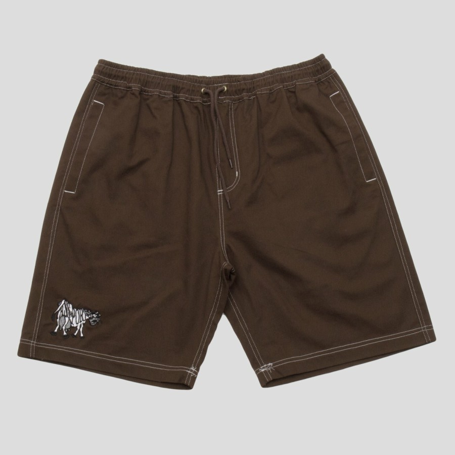 Shorts PASS~PORT | Pass~Port Crying Cow Casual Short - Choc