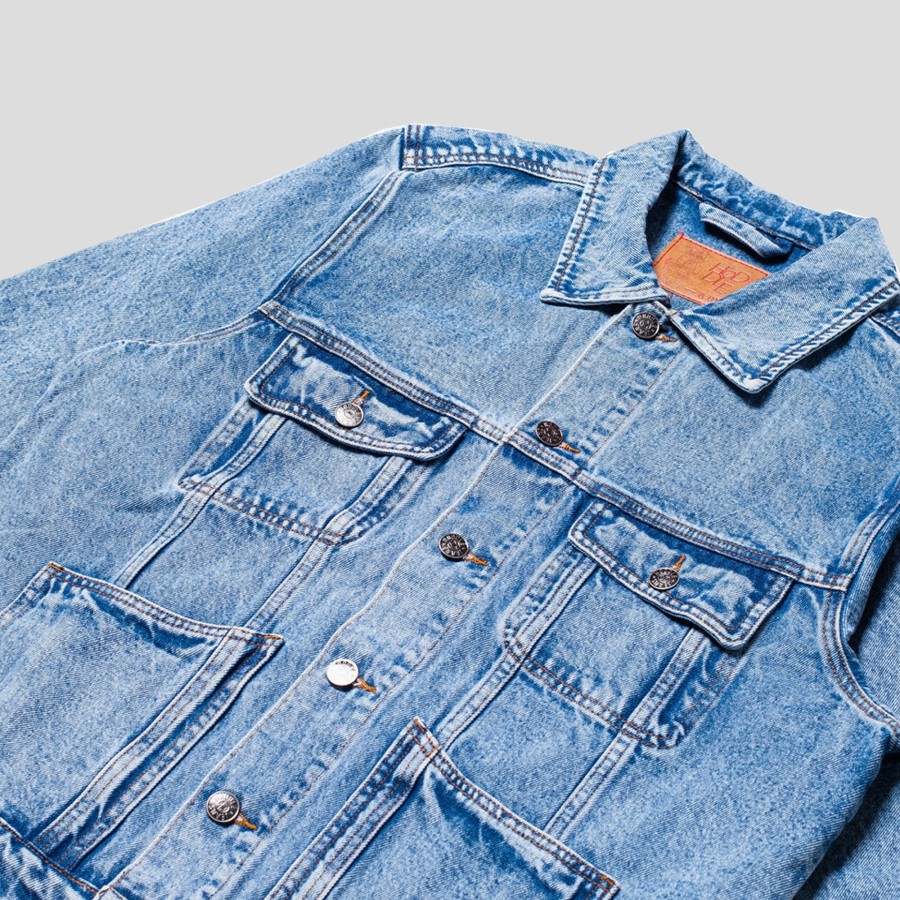 Jackets HODDLE | Hoddle Denim Trucker Jacket - Light Blue