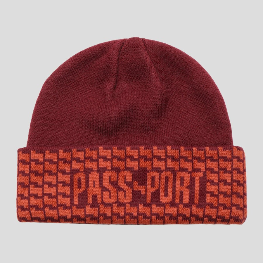 Headwear PASS~PORT | Pass~Port Drain Beanie - Rust