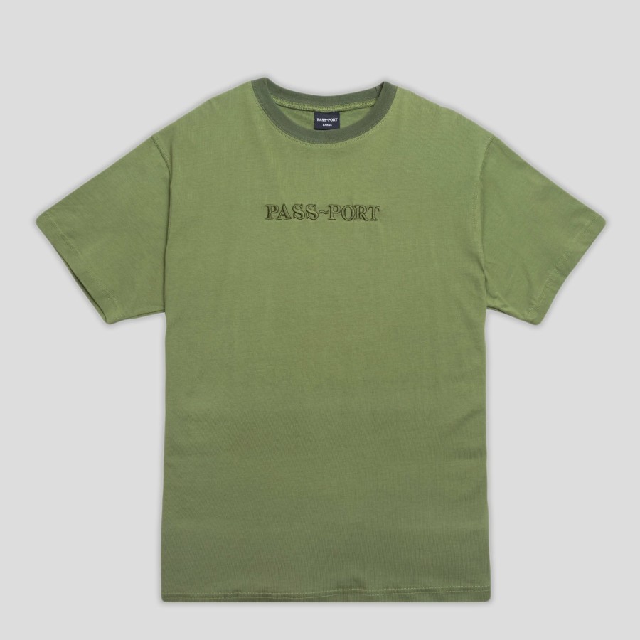 Tees PASS~PORT | Pass~Port Official Contrast Organic Tee - Olive