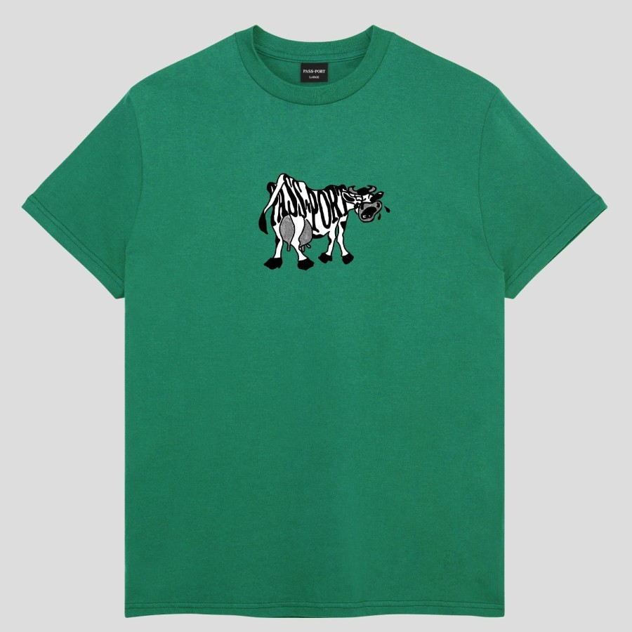 Tees PASS~PORT | Pass~Port Crying Cow Tee - Kelly Green