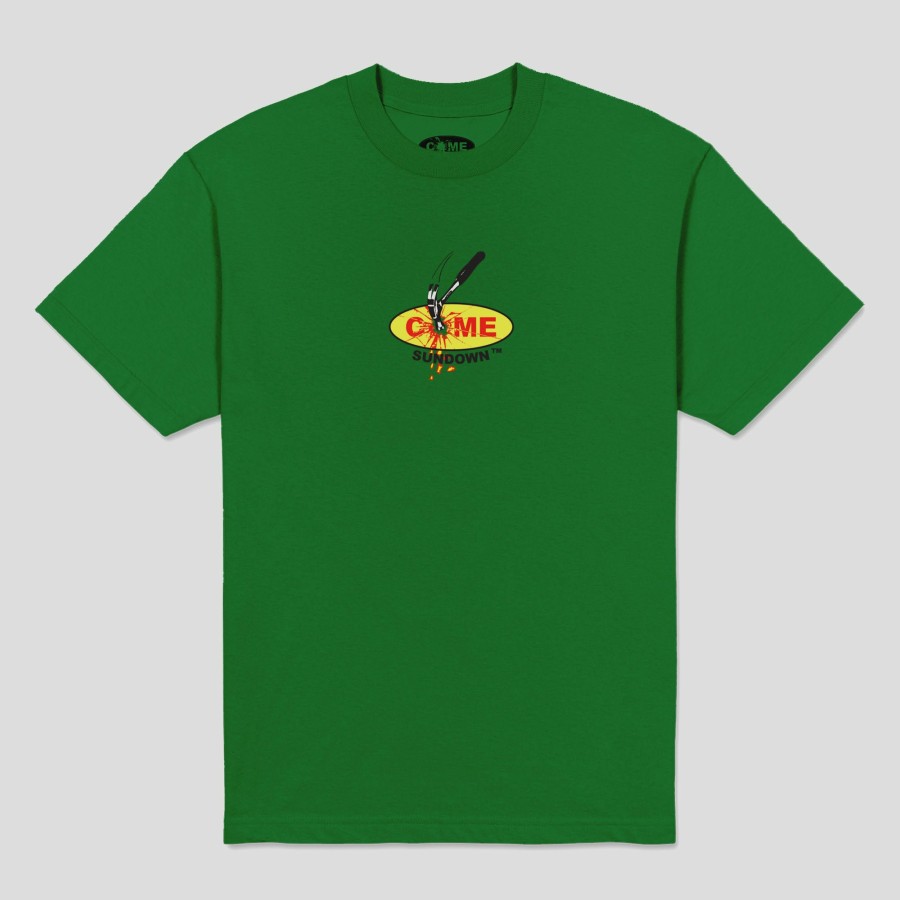 Tees COME SUNDOWN | Come Sundown Everything'S A Nail Tee - Green