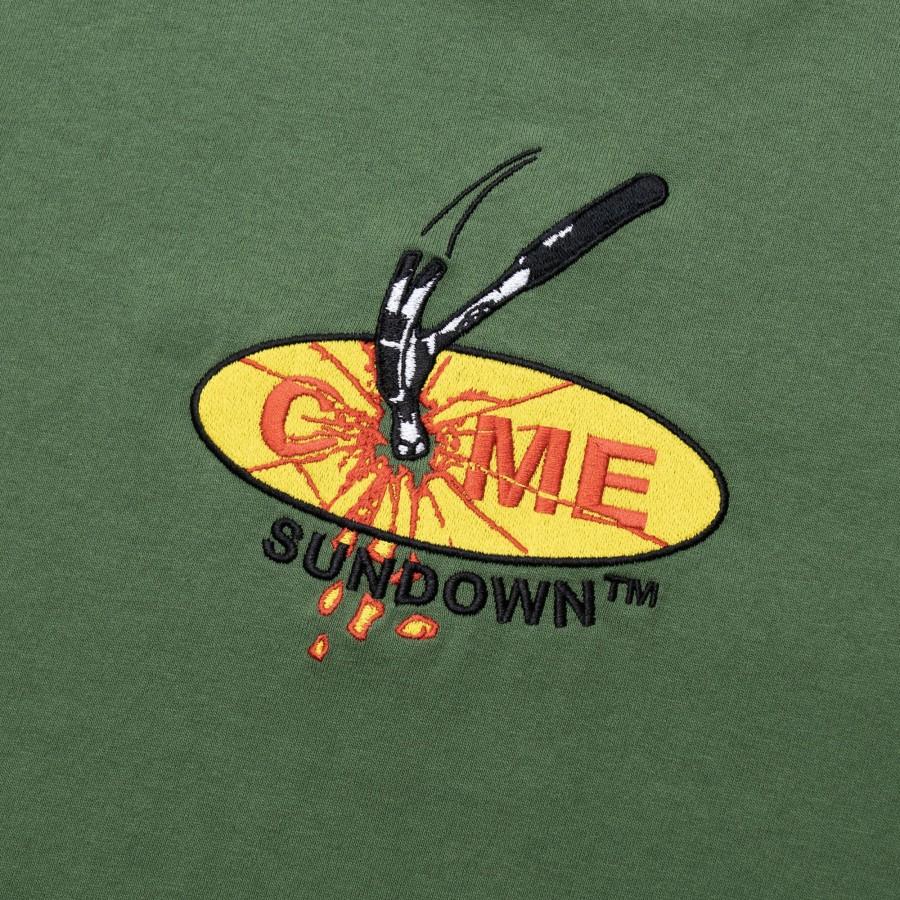 Tees COME SUNDOWN | Come Sundown Everything'S A Nail Tee - Green