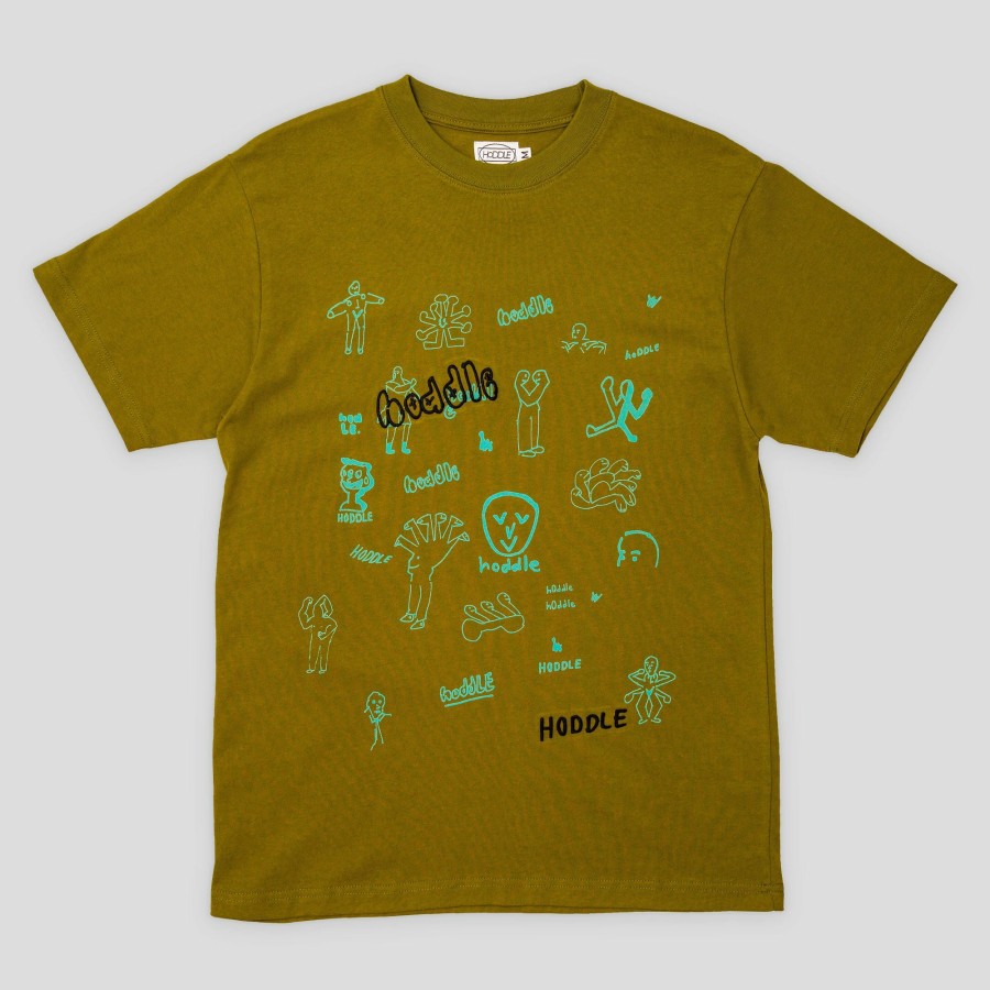 Tees HODDLE | Hoddle Medusa Tee - Olive Green