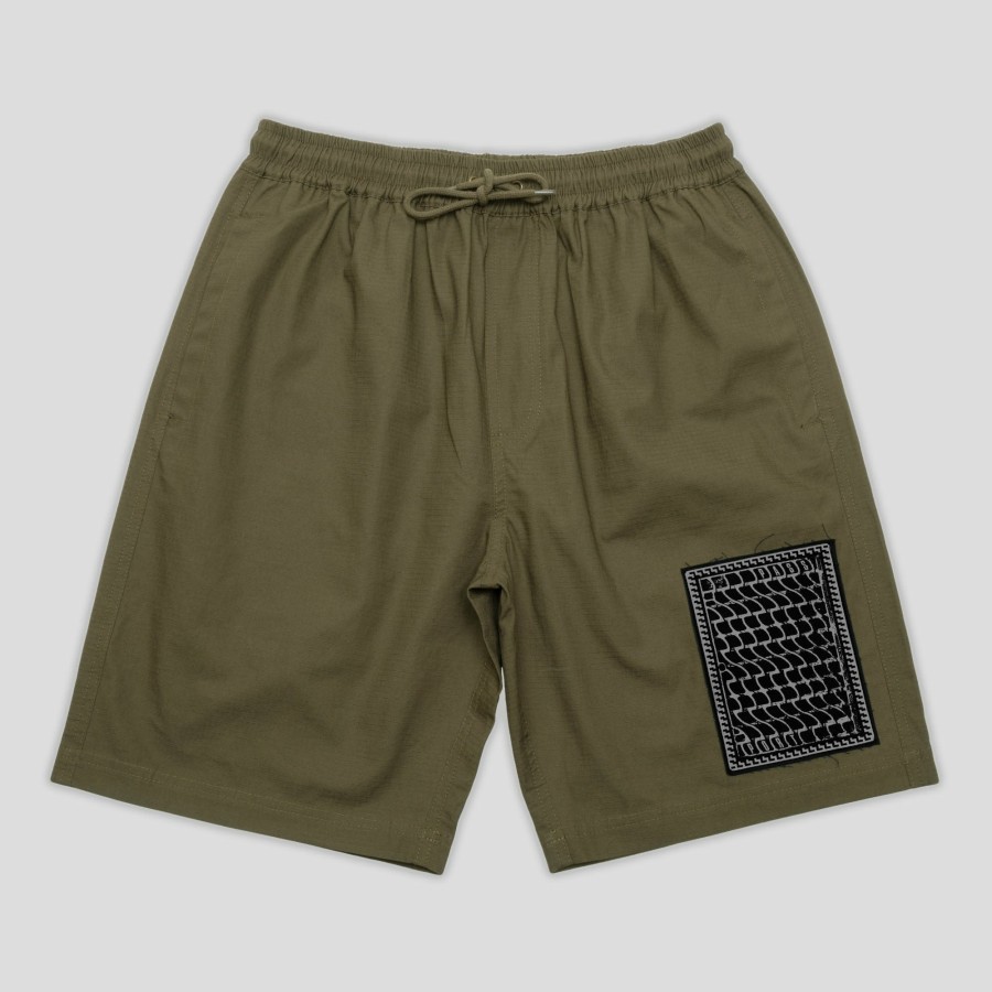 Shorts PASS~PORT | Pass~Port Drain Ripstop Casual Short - Olive