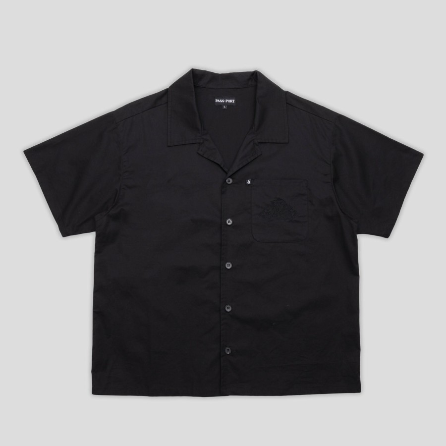 Shirts PASS~PORT | Pass~Port Manuscript Casual Shirt - Black