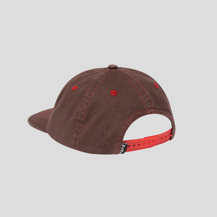 Accessories WKND | Wknd Fishbone Denim Cap - Brown