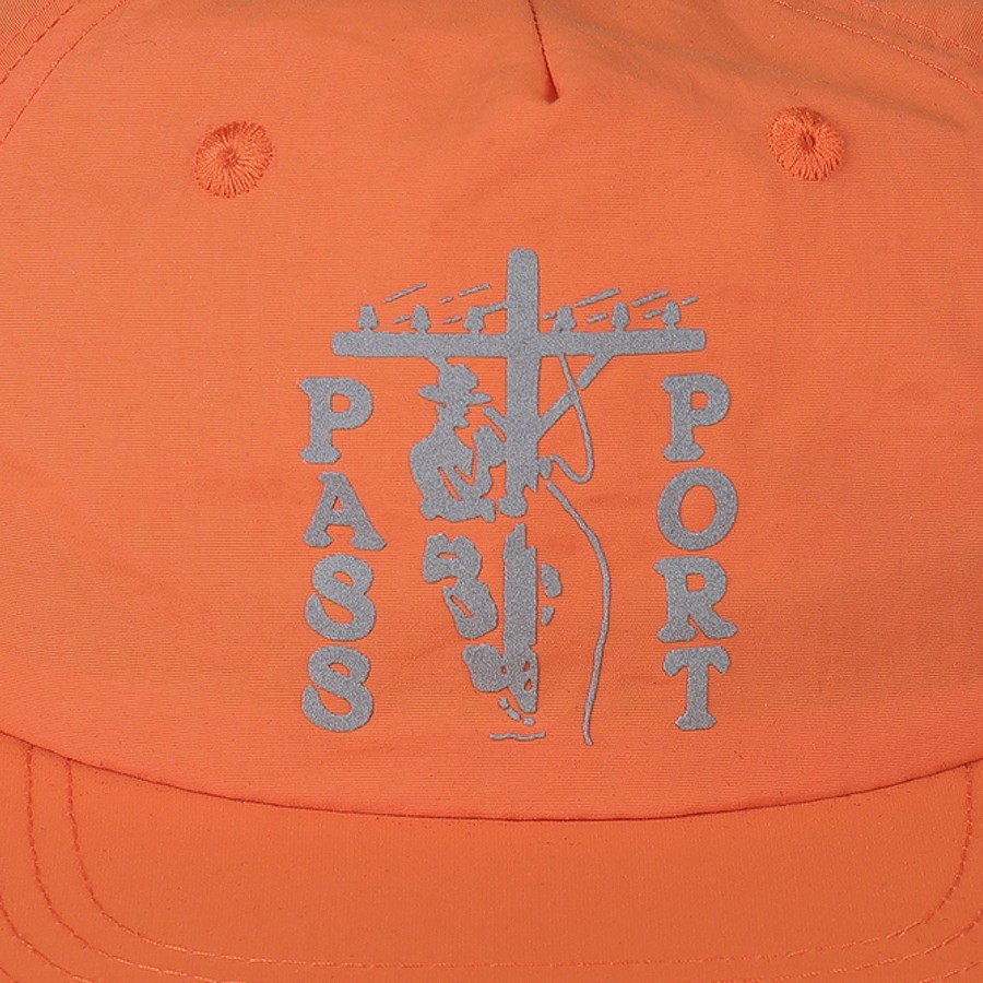 Headwear PASS~PORT | Pass~Port Line~Worx Rpet Workers Cap - Safety Orange