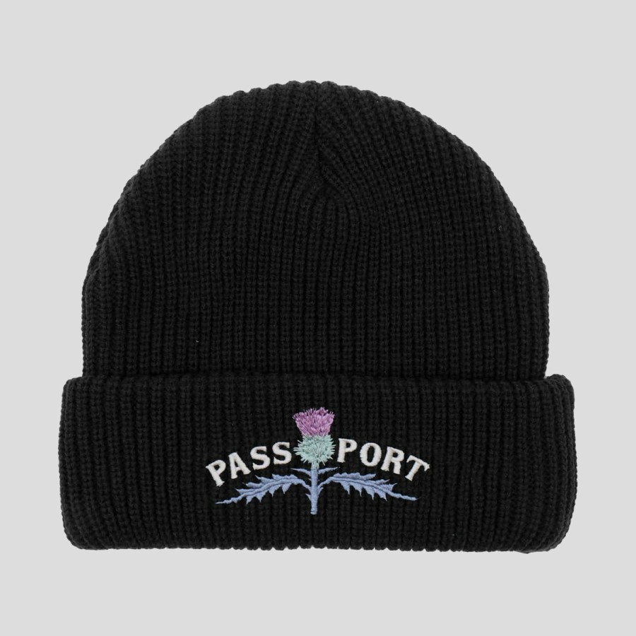 Headwear PASS~PORT | Pass~Port Thistle Beanie - Black